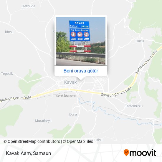 Kavak Asm harita