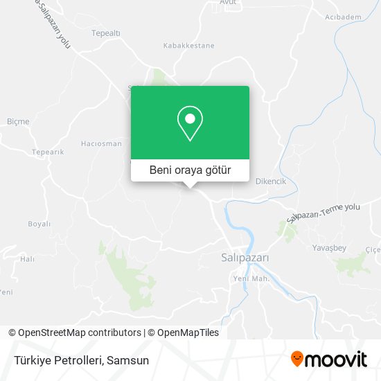 Türkiye Petrolleri harita