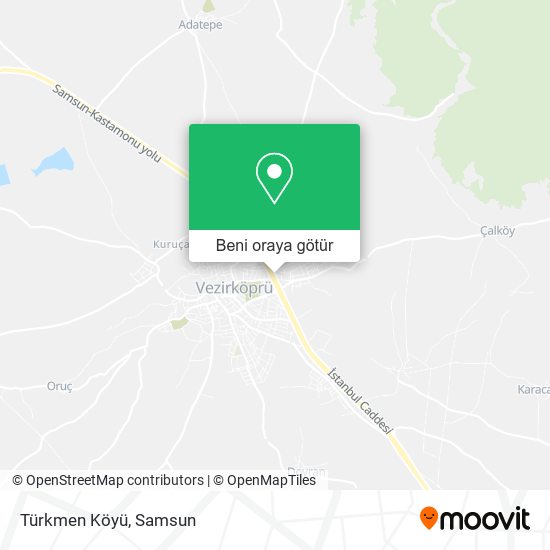 Türkmen Köyü harita