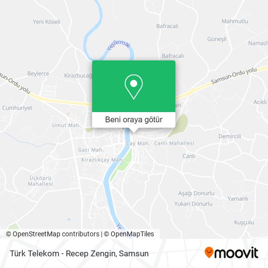 Türk Telekom - Recep Zengin harita