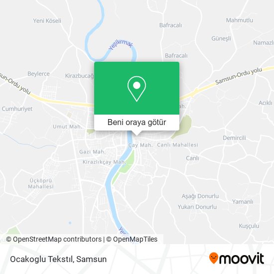 Ocakoglu Tekstıl harita
