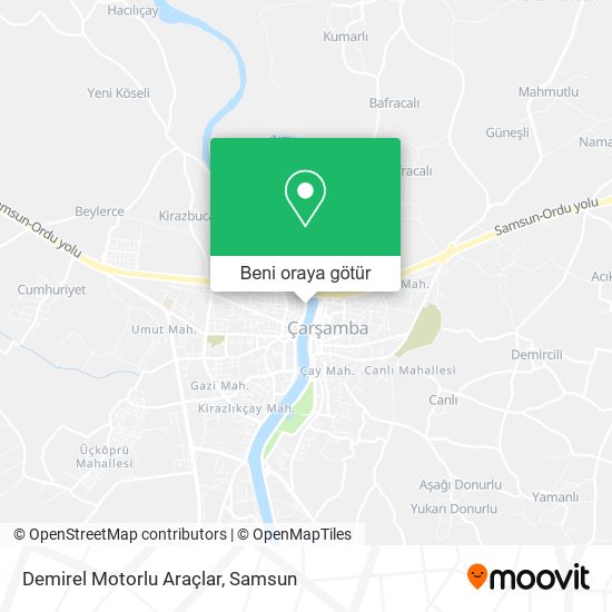 Demirel Motorlu Araçlar harita