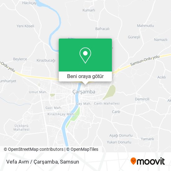 Vefa Avm / Çarşamba harita