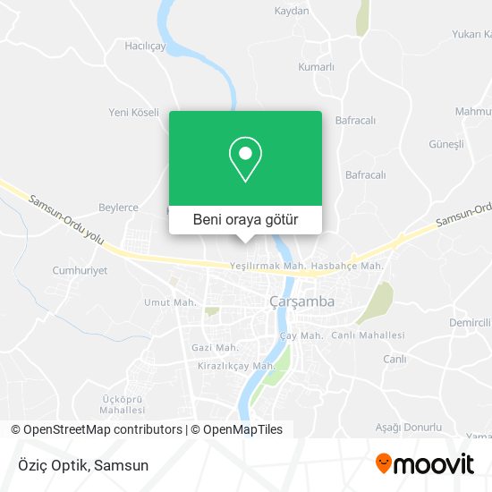 Öziç Optik harita