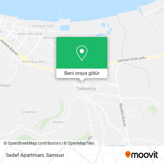 Sedef Apartmani harita