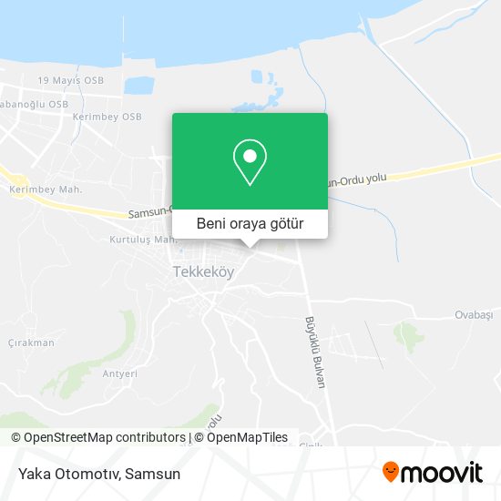 Yaka Otomotıv harita