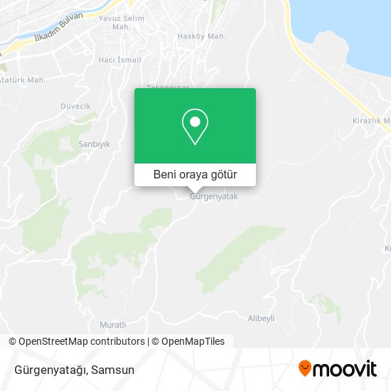 Gürgenyatağı harita