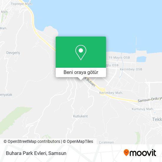 Buhara Park Evleri harita