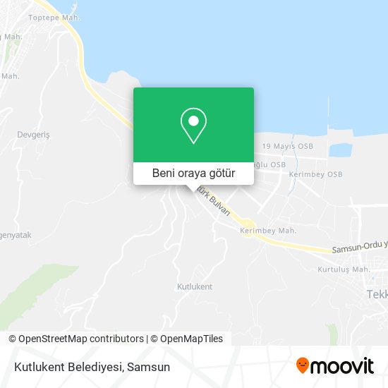 Kutlukent Belediyesi harita