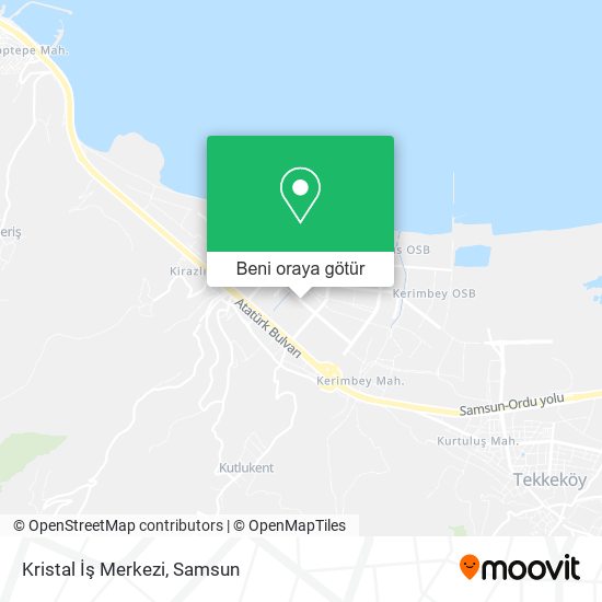 Kristal İş Merkezi harita