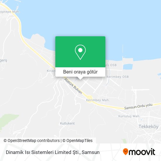 Dinamik Isı Sistemleri Limited Şti. harita