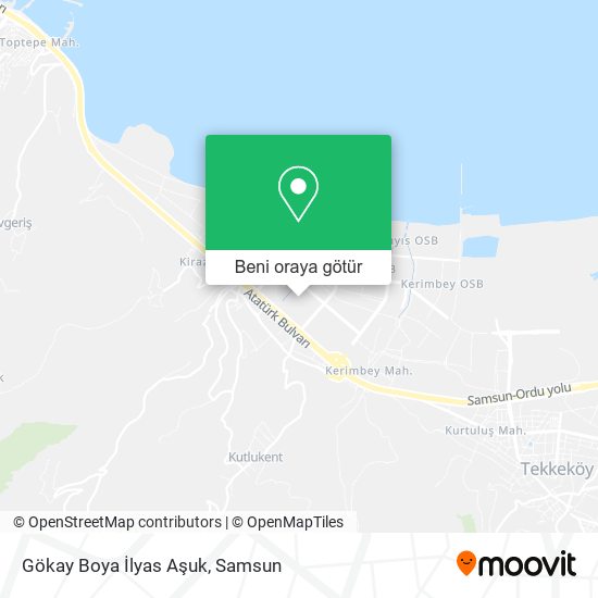 Gökay Boya İlyas Aşuk harita