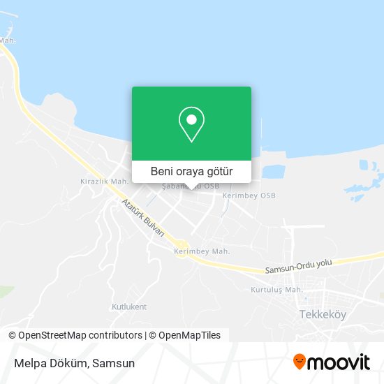 Melpa Döküm harita