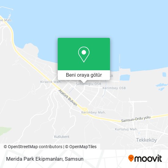 Merida Park Ekipmanları harita