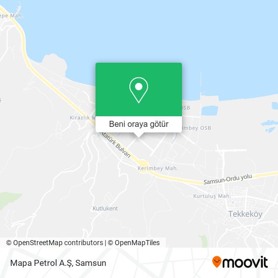 Mapa Petrol A.Ş harita