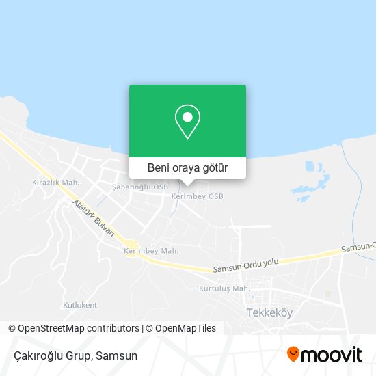 Çakıroğlu Grup harita