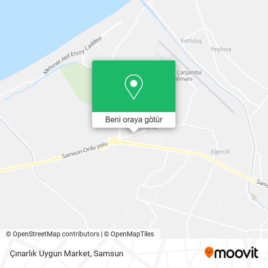 Çınarlık Uygun Market harita