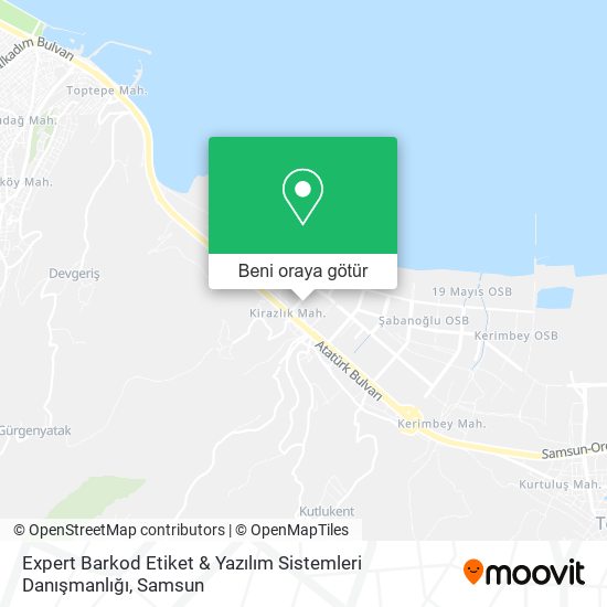 Expert Barkod Etiket & Yazılım Sistemleri Danışmanlığı harita