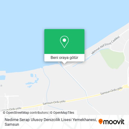 Nedime Serap Ulusoy Denizcilik Lisesi Yemekhanesi harita