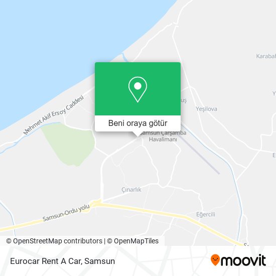 Eurocar Rent A Car harita