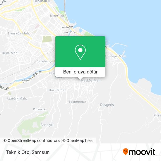 Teknık Oto harita
