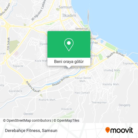 Derebahçe Fitness harita