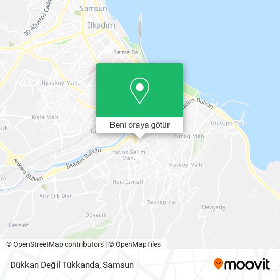 Dükkan Değil Tükkanda harita