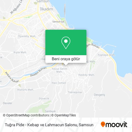 Tuğra Pide - Kebap ve Lahmacun Salonu harita
