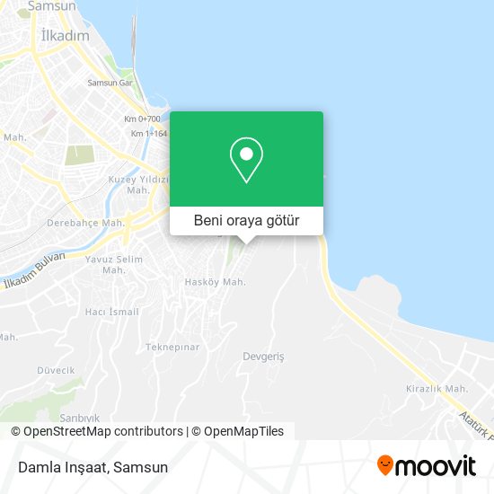 Damla Inşaat harita