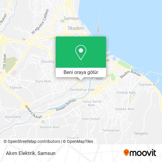Akım Elektrik harita