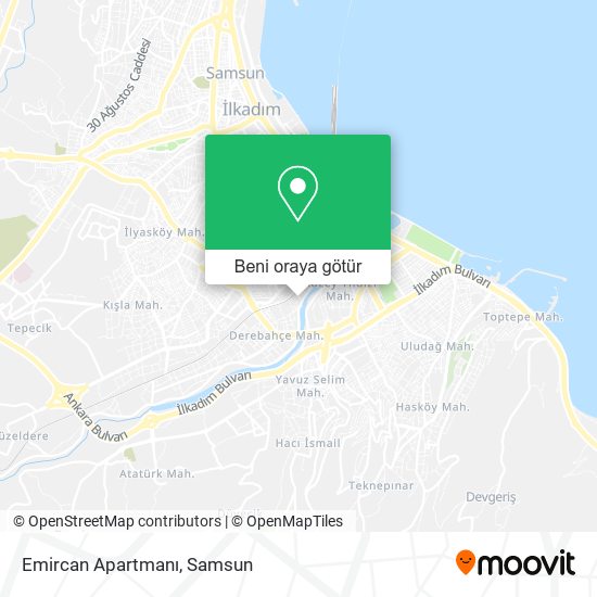 Emircan Apartmanı harita