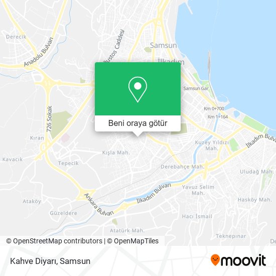 Kahve Diyarı harita