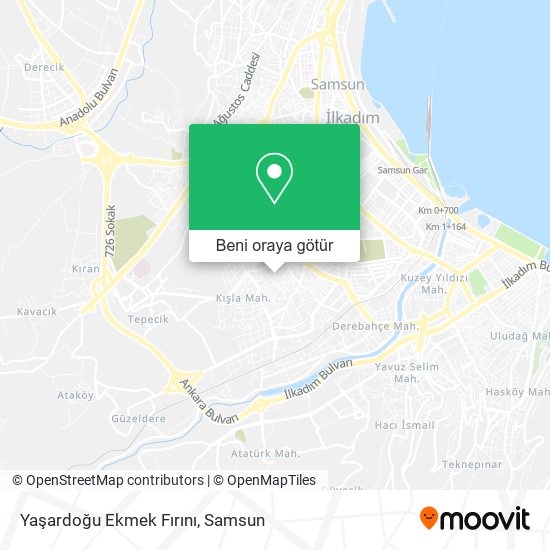 Yaşardoğu Ekmek Fırını harita