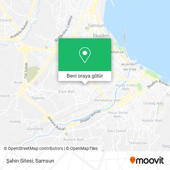 Şahin Sitesi harita