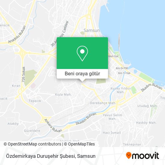 Özdemirkaya Duruşehir Şubesi harita
