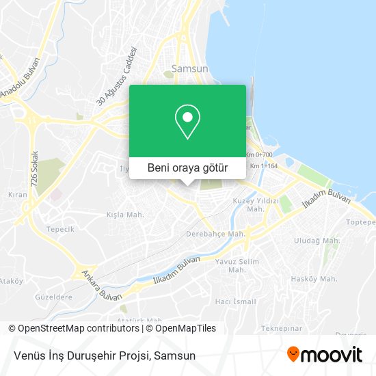 Venüs İnş Duruşehir Projsi harita