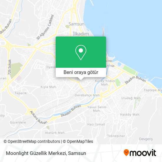 Moonlight Güzellik Merkezi harita