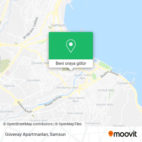 Güvenay Apartmanları harita