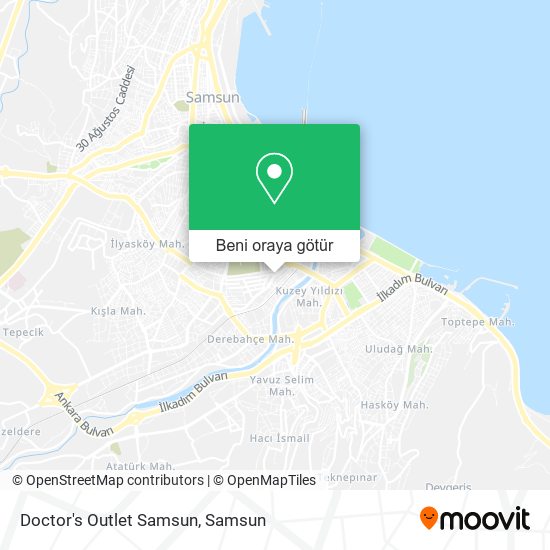 Doctor's Outlet Samsun harita
