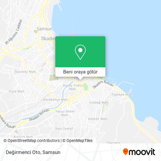 Değirmenci Oto harita