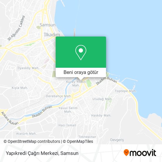Yapıkredi Çağrı Merkezi harita