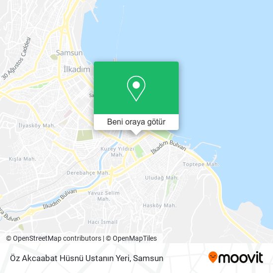 Öz Akcaabat Hüsnü Ustanın Yeri harita