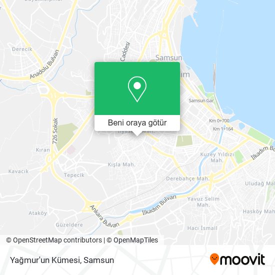 Yağmur'un Kümesi harita