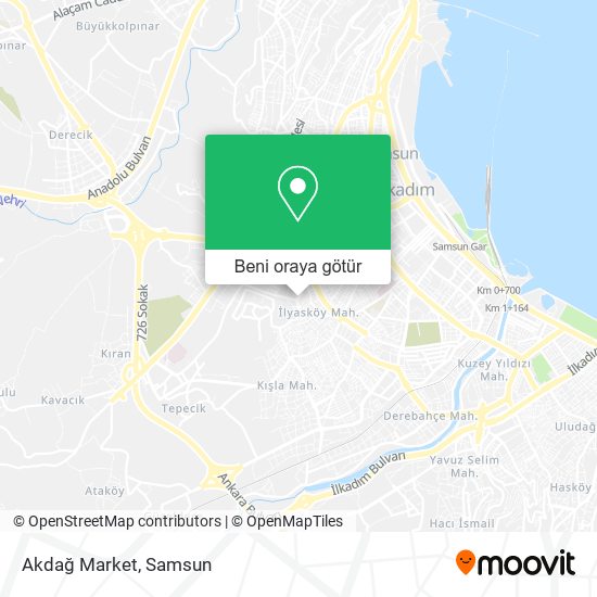 Akdağ Market harita