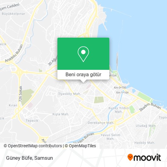 Güney Büfe harita