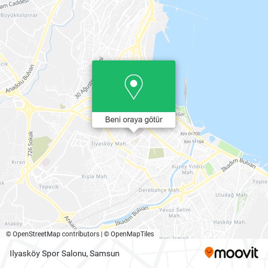 Ilyasköy Spor Salonu harita