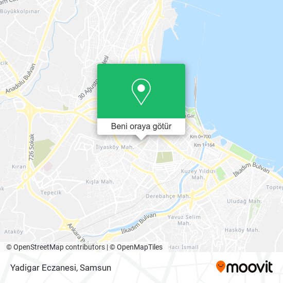 Yadigar Eczanesi harita