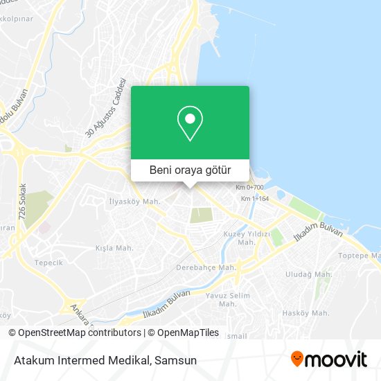 Atakum Intermed Medikal harita