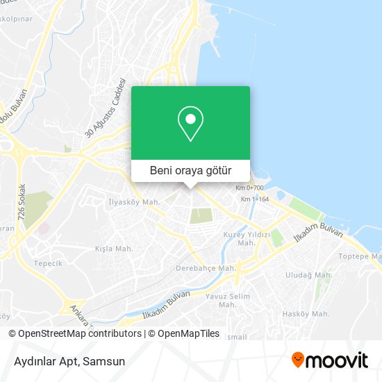 Aydınlar Apt harita