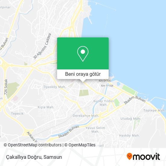 Çakallıya Doğru harita